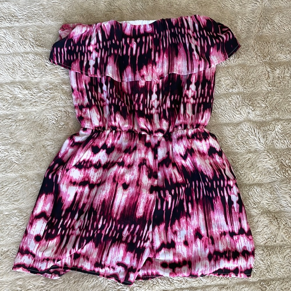 STRAPLESS ROMPER W/ POCKETS